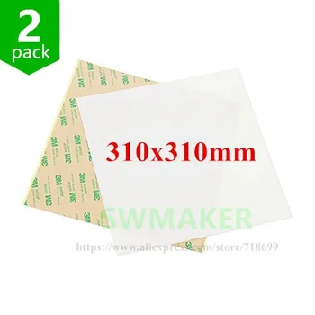 2 упаковки 310x310 мм PEI-листа для 3D-печати, полиэфиримидный PEI-лист для 3D-принтера Creality CR-10