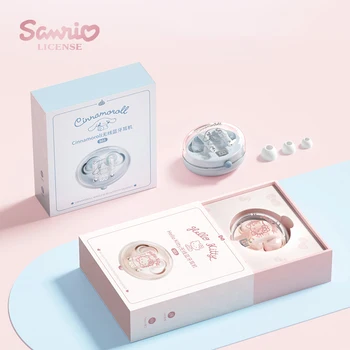 Sanrio Hello Kitty Cinnamoroll Беспроводная Bluetooth-гарнитура 5,0 Наушники-вкладыши Smart Touch Control Hifi Звук