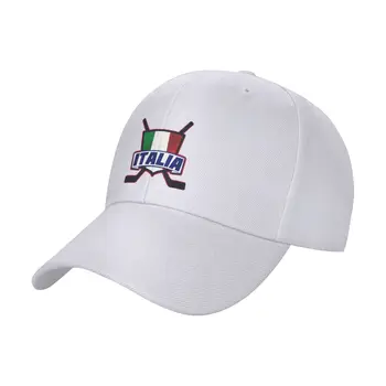 Бейсболки Унисекс с логотипом Итальянского хоккея, флаг, Хоккейная Су Гиаччо, уличная одежда для улицы, бейсболки в стиле хип-хоп, кепки-кепки