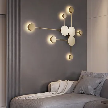 Минималистичный светодиодный настенный светильник Big Dipper для гостиной, прикроватной тумбочки в спальне, настенного светильника, атмосферы творческой индивидуальности