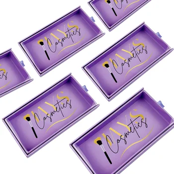 Оптовая продажа Накладных ресниц, магнитная коробка, упаковка, индивидуальный логотип бренда для наращивания ресниц из 3D норки, Натуральная упаковка, подарок оптом